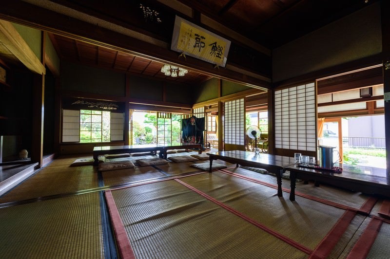 歴史を感じる旧寿屋本家の畳の間（千葉県一宮町）の写真