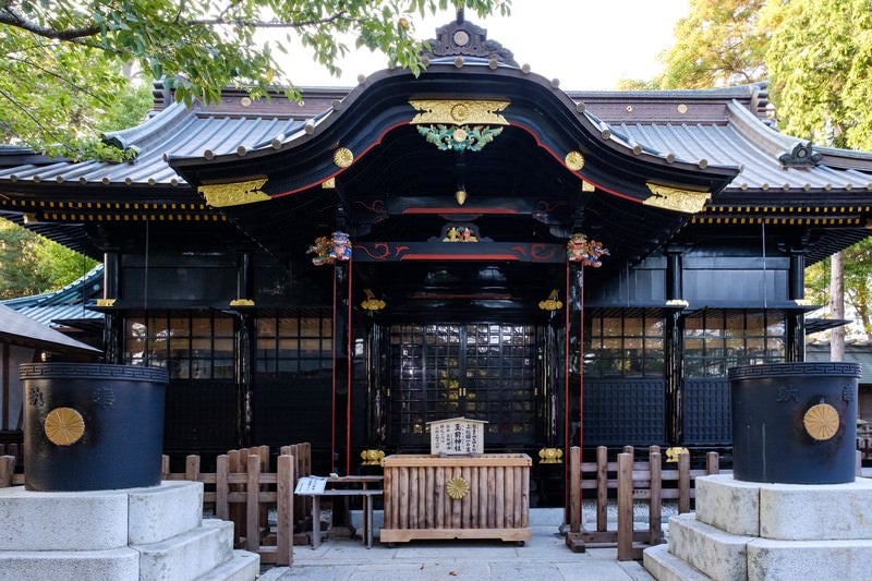 玉前神社の本殿（千葉県一宮町）の写真