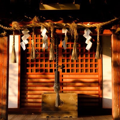玉前神社境内にある十二神社（千葉県一宮町）の写真