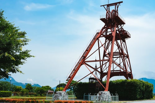 伊田竪坑櫓（石炭記念公園）の写真