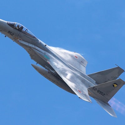 北陸の空を舞うF-15（306飛行隊）の写真