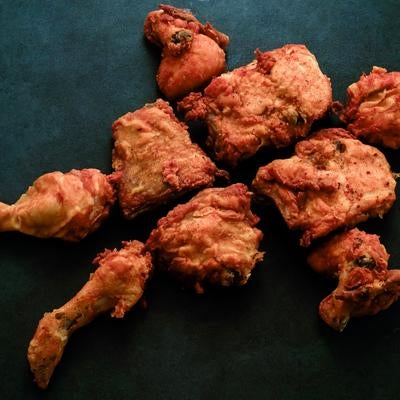 封印されしフライドチキンの部位が集結の素材