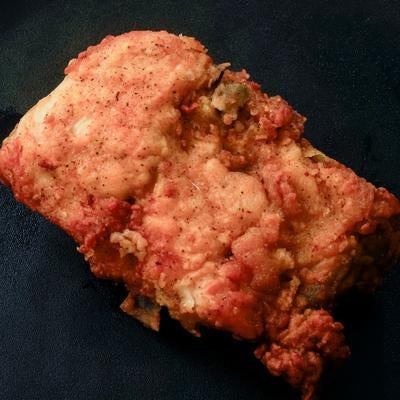 こんがり揚がったジューシーチキン（リブ）の写真