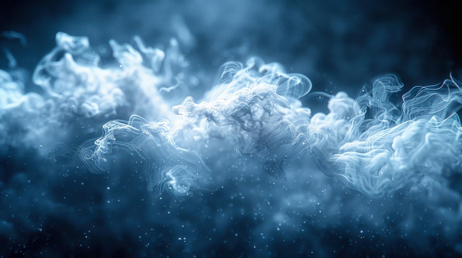 「流れるように漂う煙」の写真