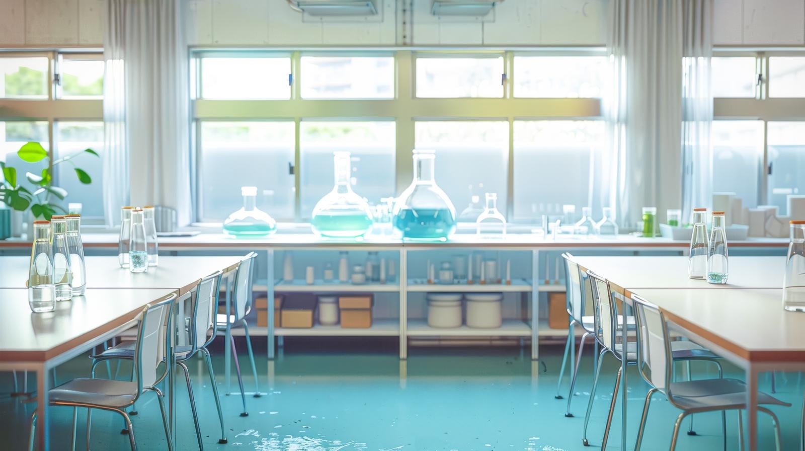 「学校の理科室風」の写真