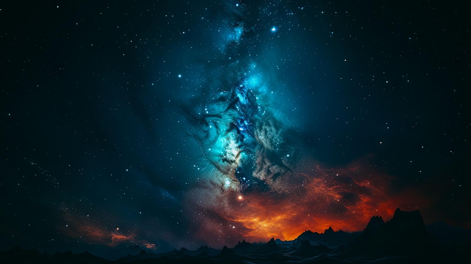 「惑星から見た星雲」の写真