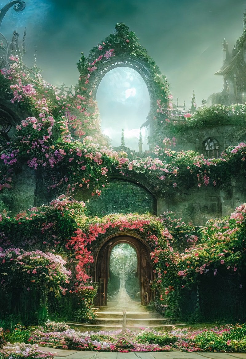 「妖精の門と花園」の写真