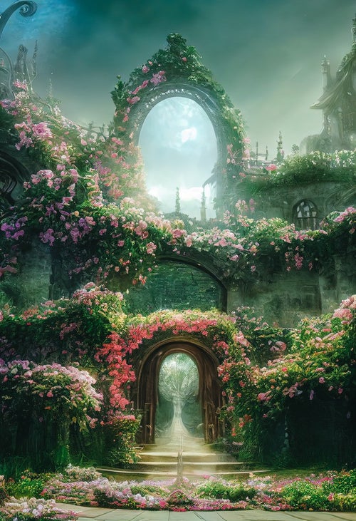 妖精の門と花園の写真