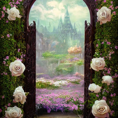 妖精の国へ誘う扉の写真