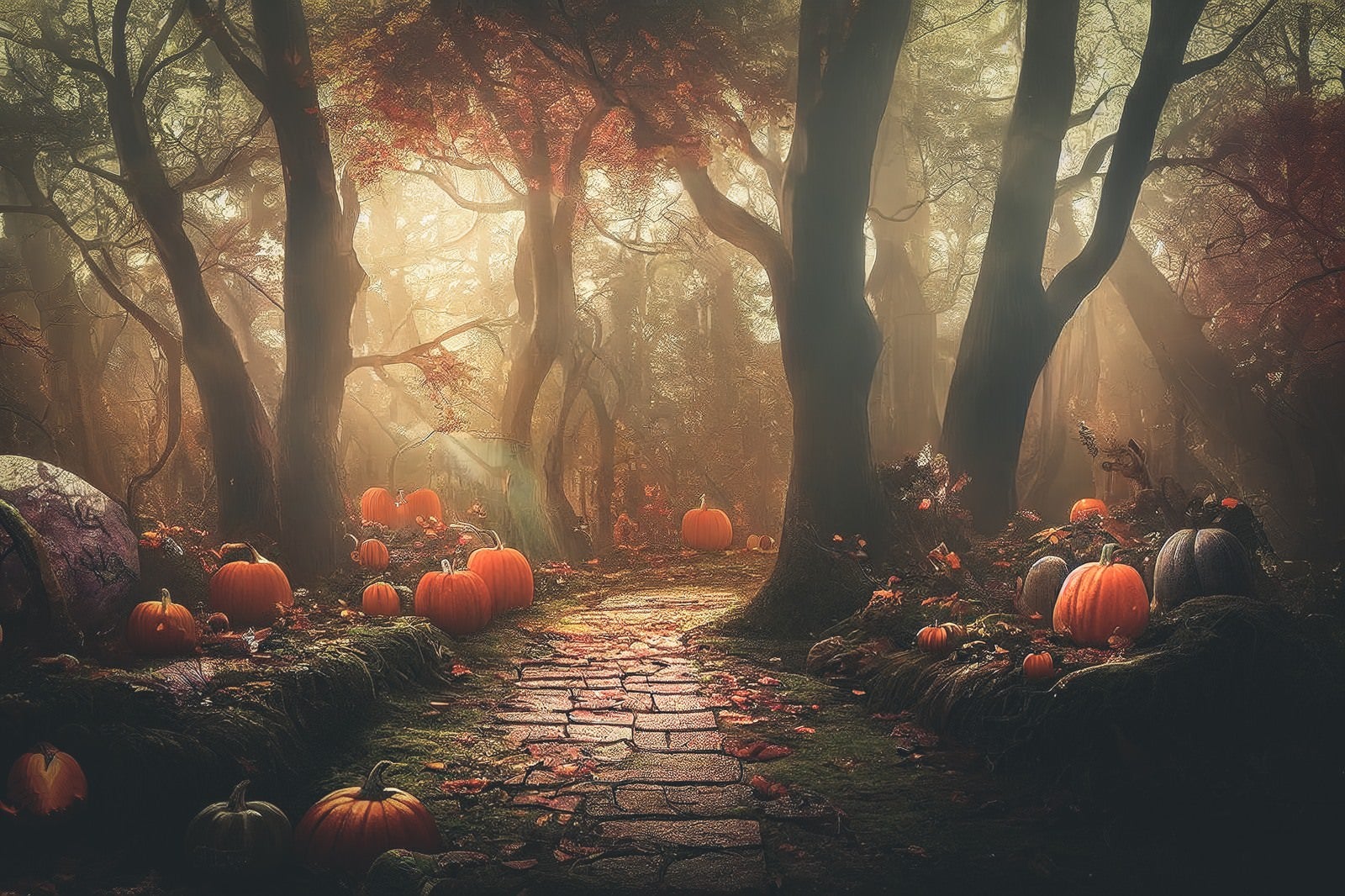「ハロウィンの森」の写真