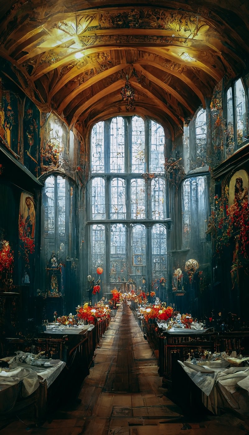 「大聖堂の礼拝堂の様子」の写真