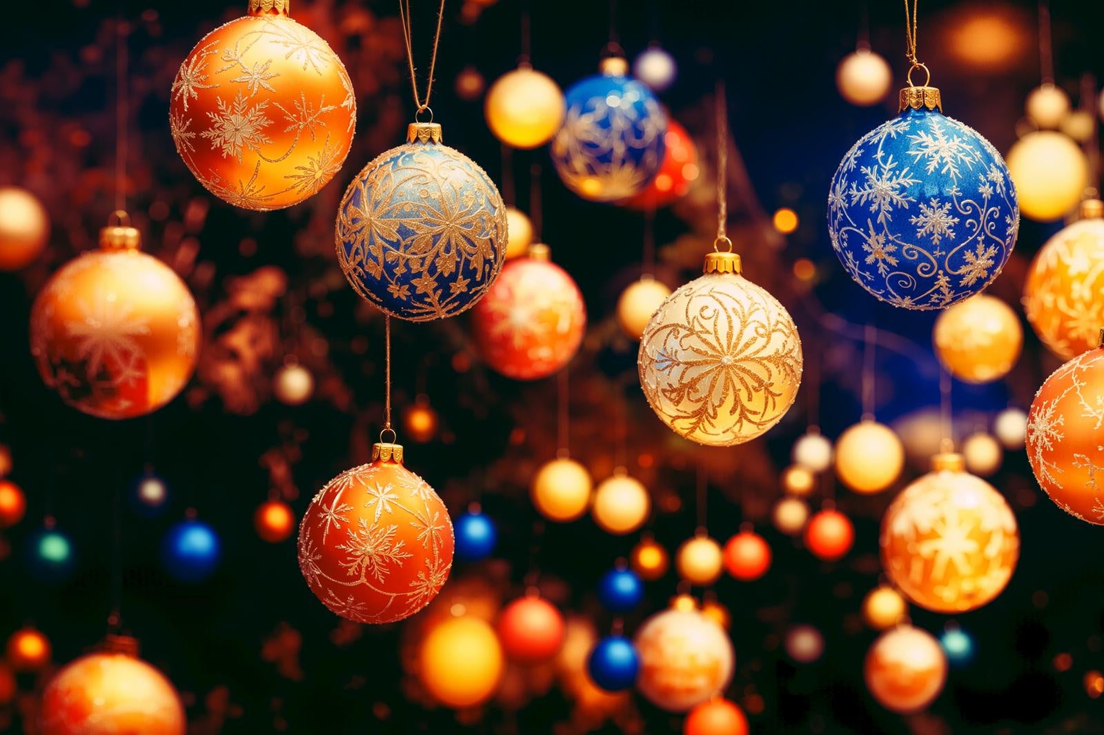 「クリスマスのデコレーションボール」の写真