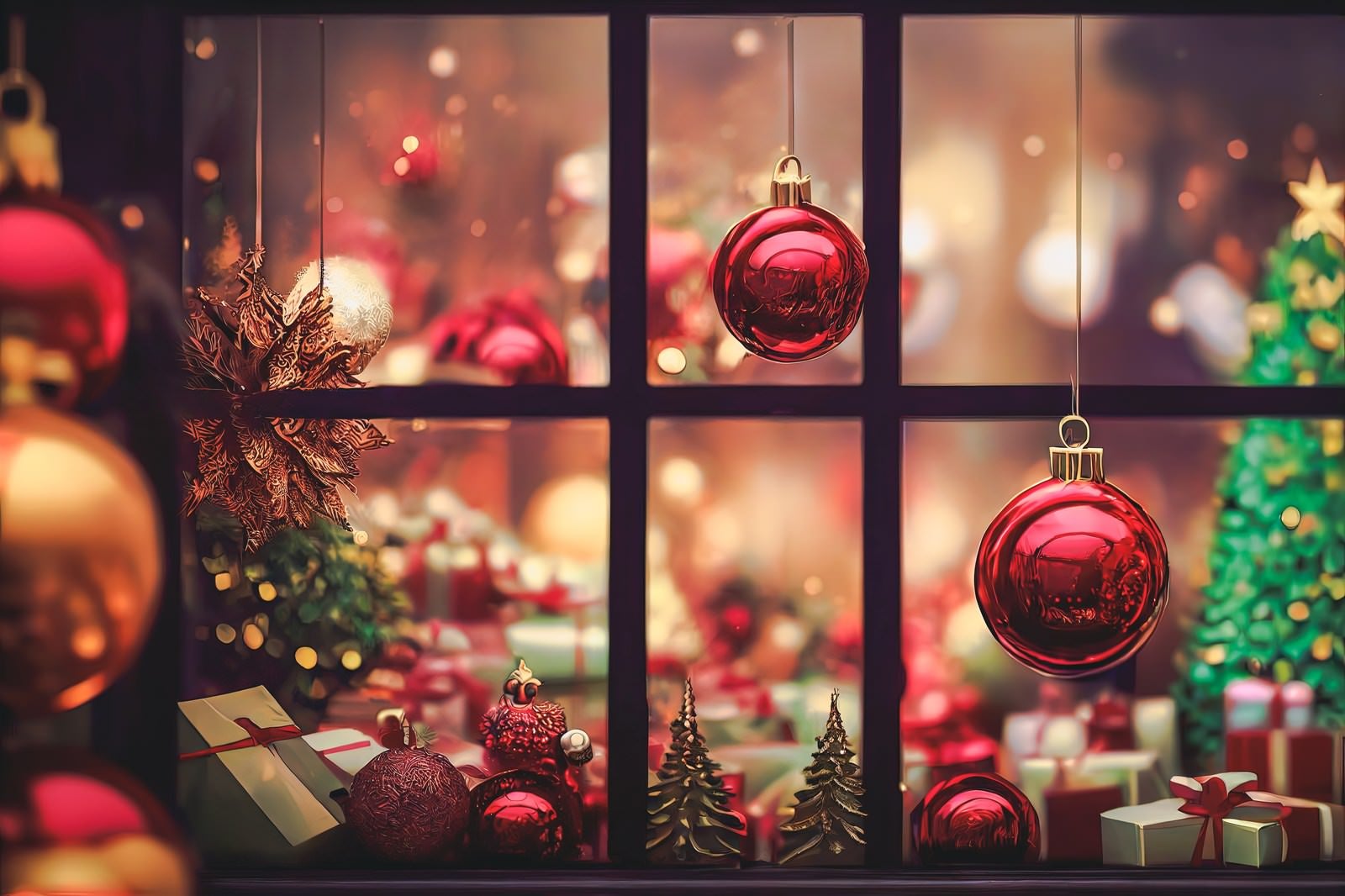 「クリスマス一色の室内」の写真