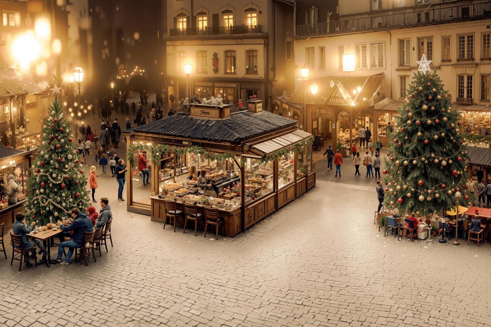 クリスマスのイベントの設営 photo