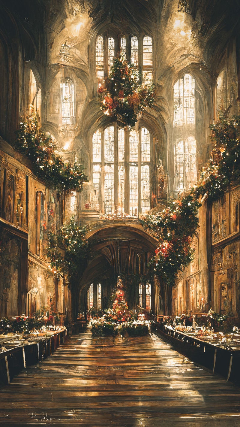 「聖堂のクリスマスパーティー」の写真