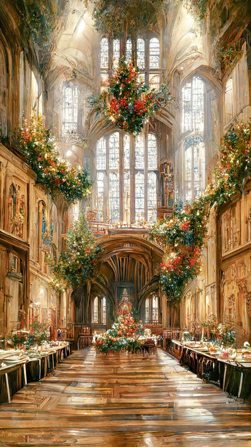 大聖堂のクリスマスの写真
