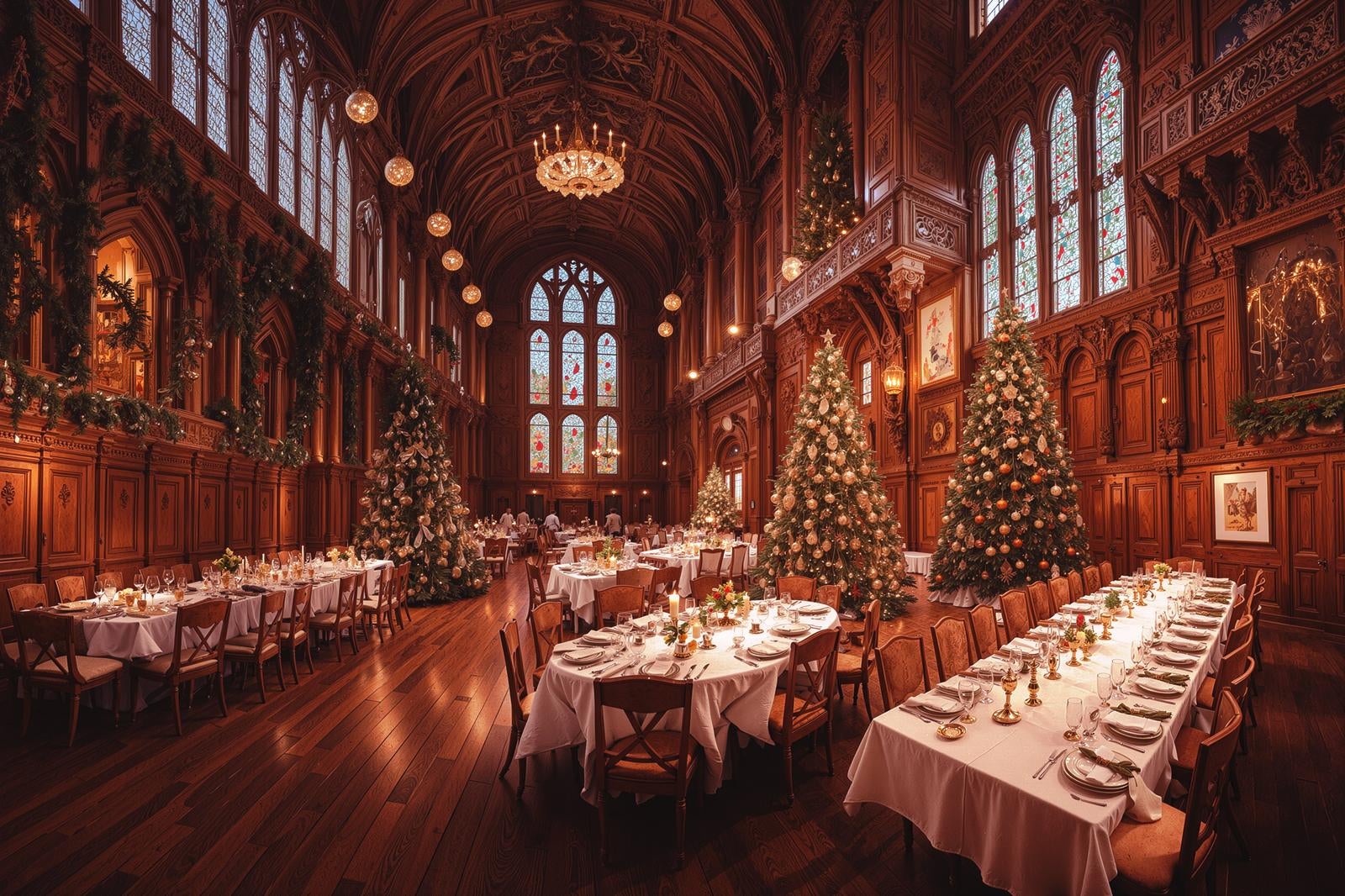 「クリスマス会場の大聖堂」の写真