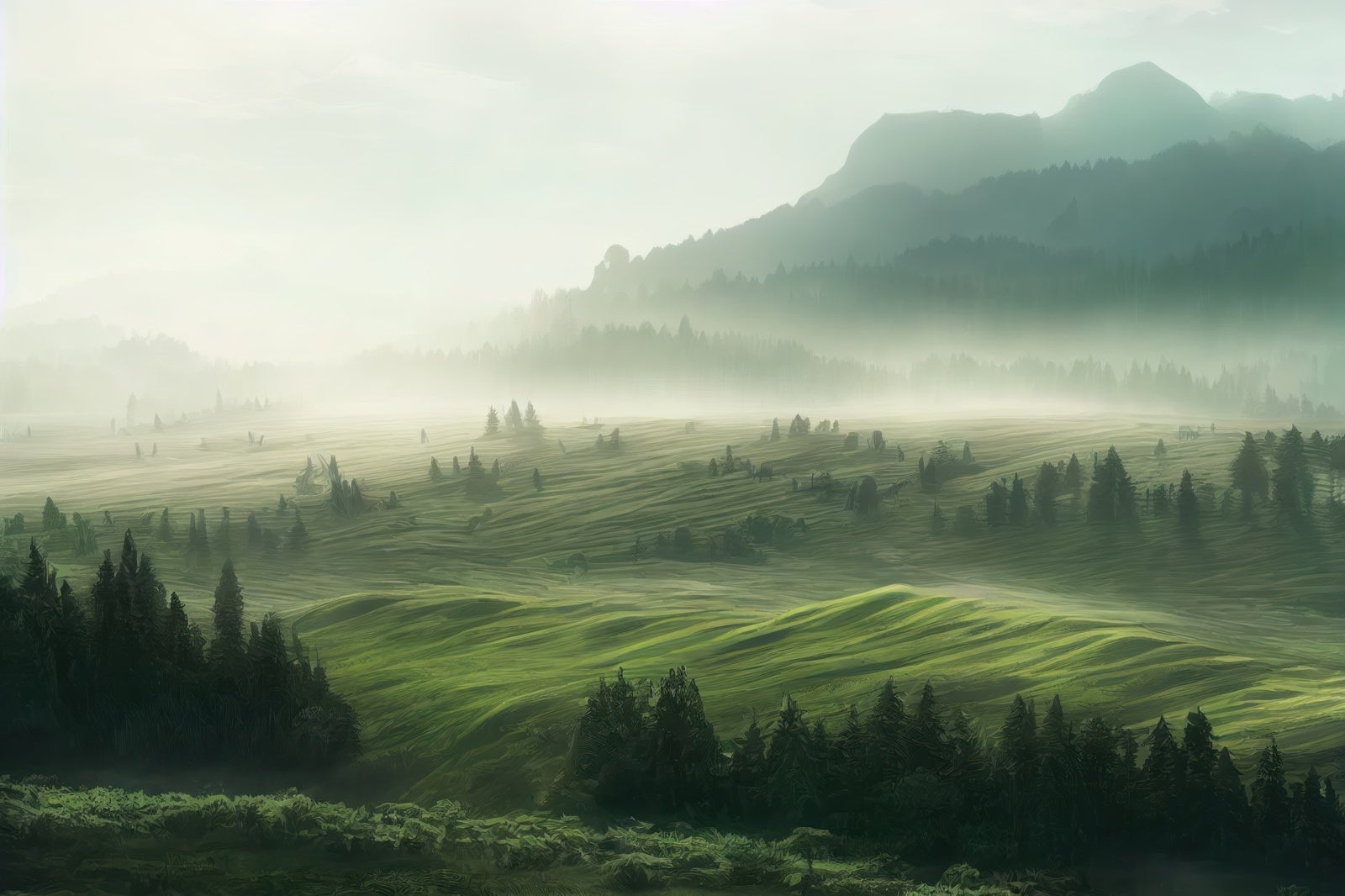 「霧が出る丘」の写真