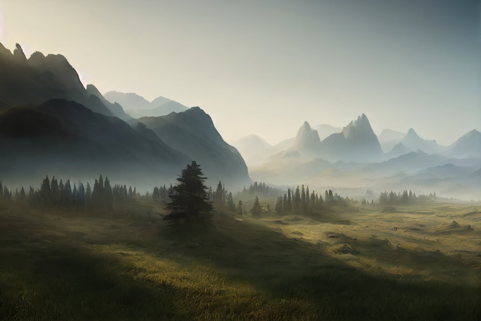 「朝靄を纏った自然の息吹」の写真