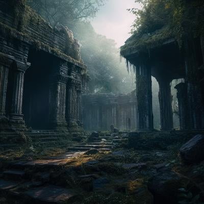 ジャングルの神殿　忘れられた古代文明の探検の写真