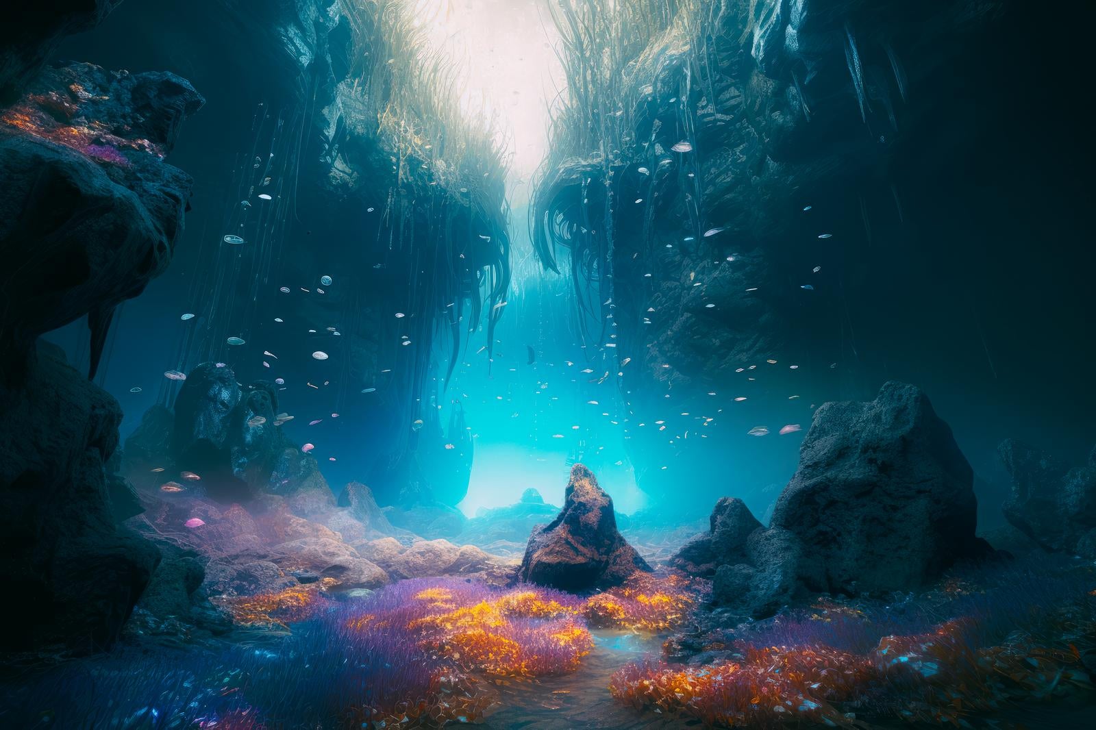 「海底遺跡の美しさ」の写真