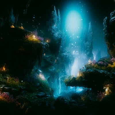 地下洞窟とその神秘の写真