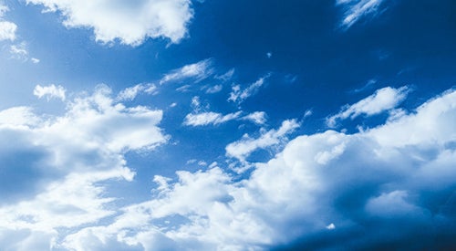 青空ときれいな雲の写真