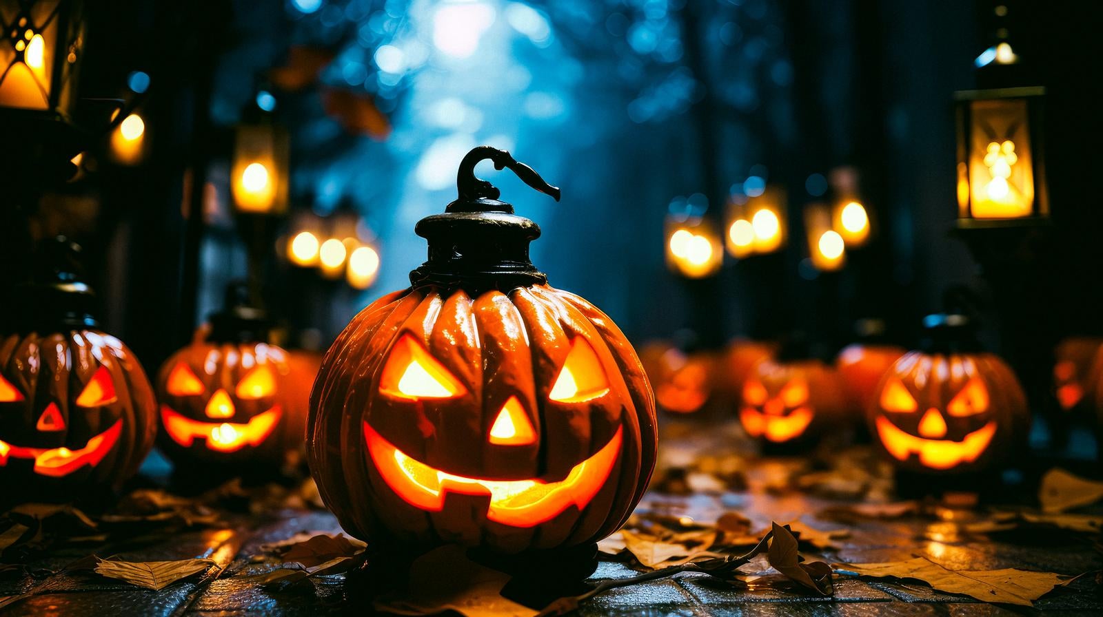 「月夜の魔法 ハロウィンの秘密の祭り」の写真