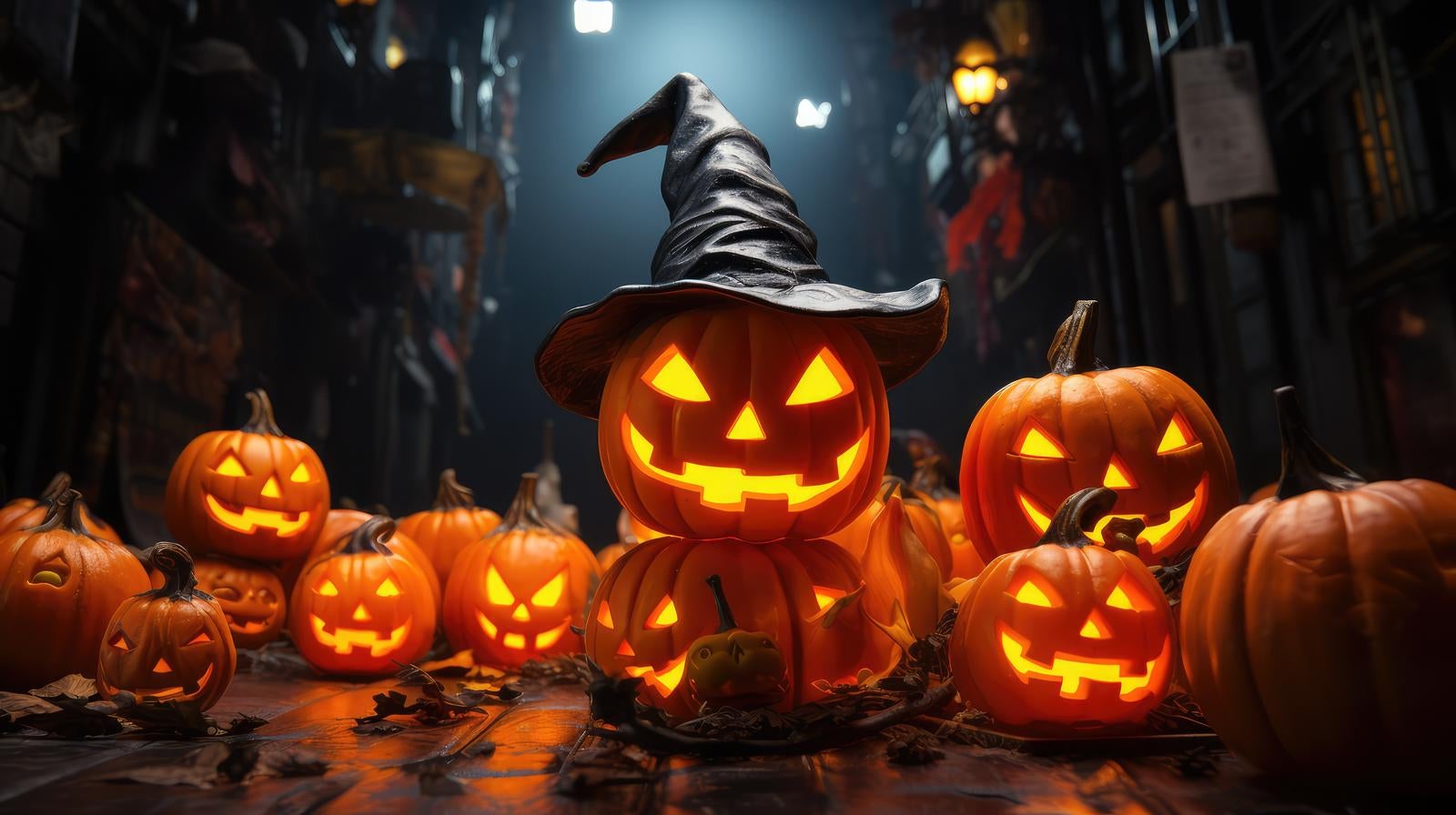 「魔法使いのかぼちゃの群れ」の写真