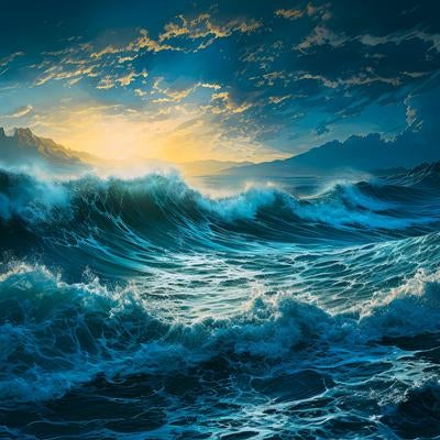 海の怒り暴風の力の写真
