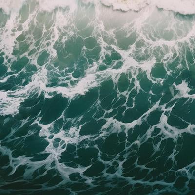 波の海面の写真