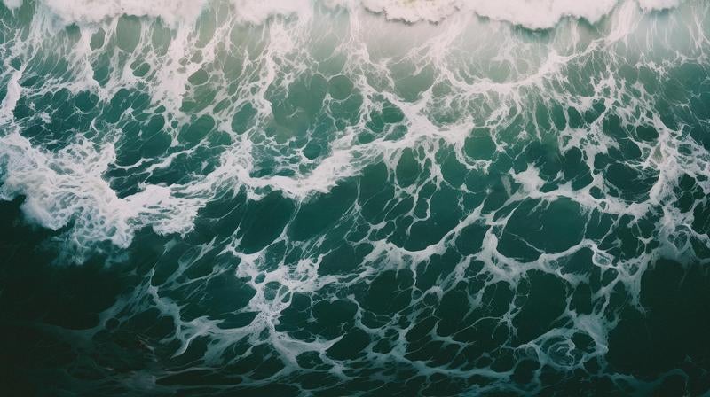 波の海面の写真