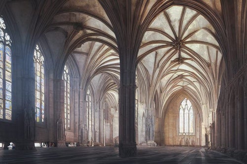 大聖堂の内部の写真