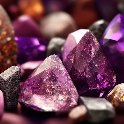 紫の宝石の写真