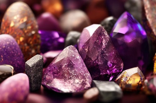 紫の宝石の写真