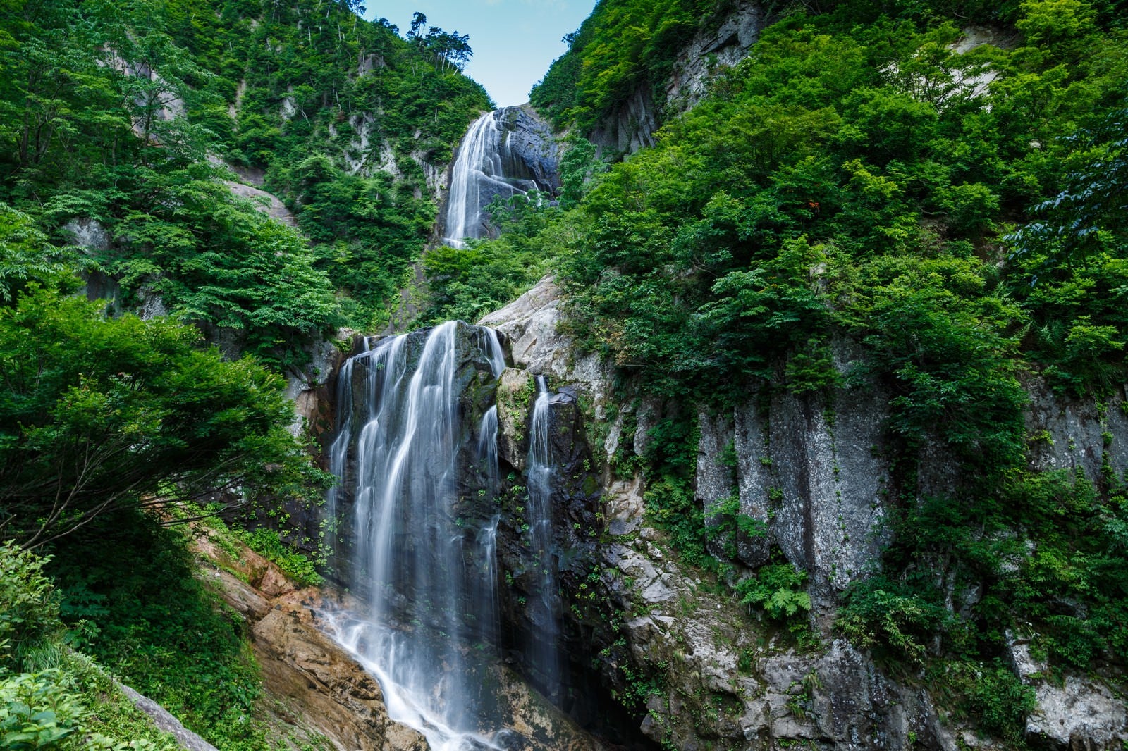 「安の滝（中ノ又渓谷）」の写真