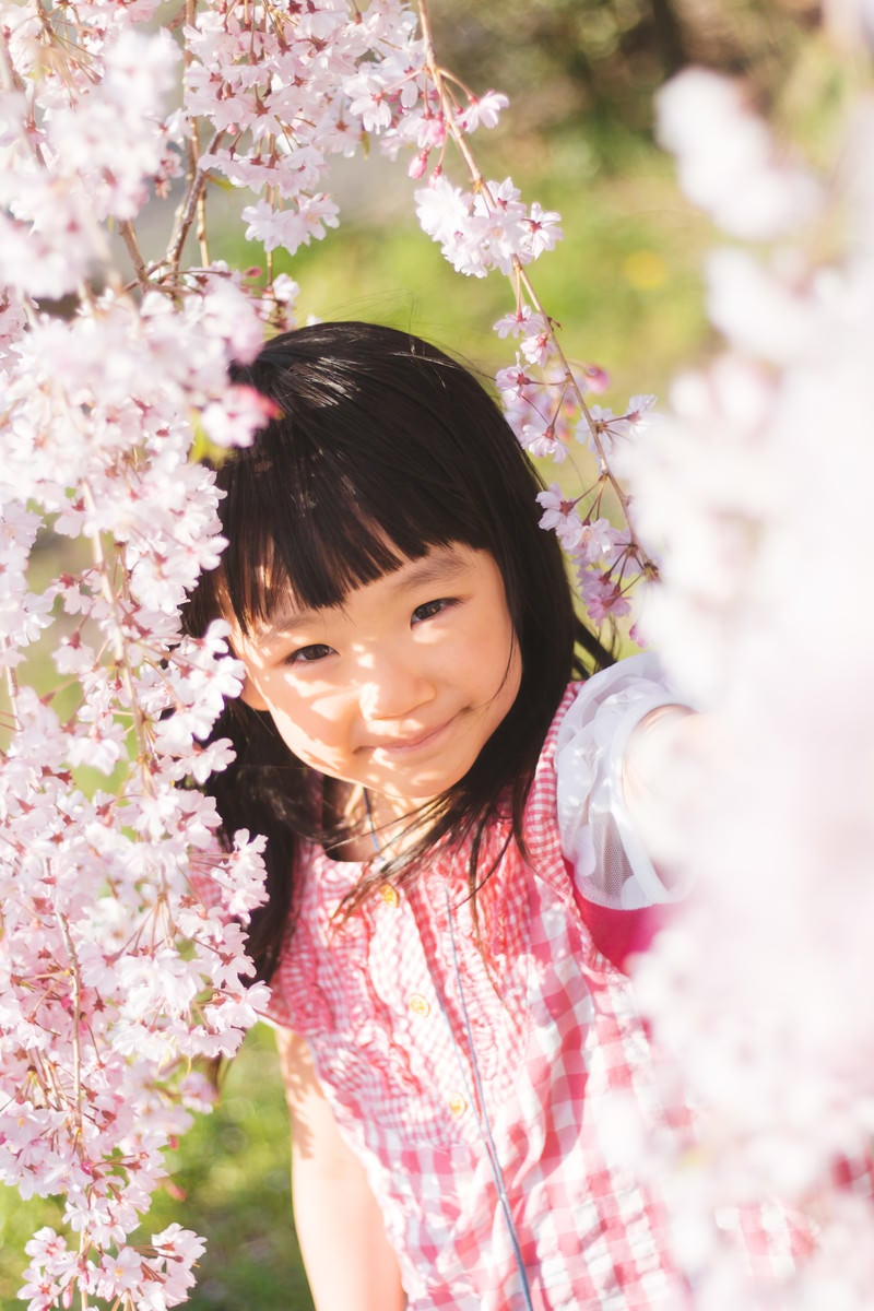 「桜色の女の子」の写真［モデル：あんじゅ］