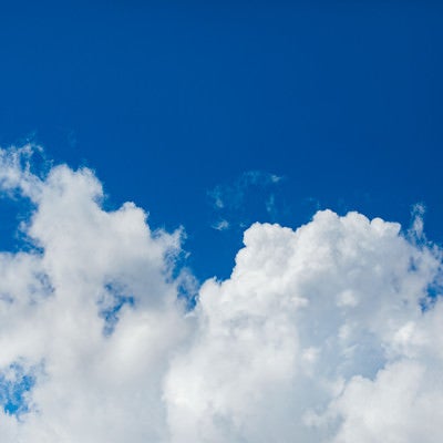 青空と雲の写真