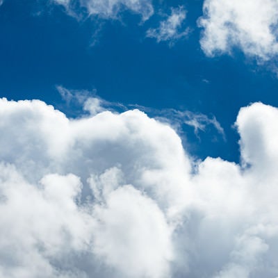夏空と積乱雲の写真