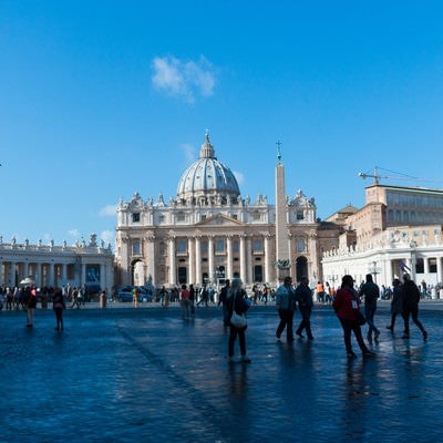 バチカンの美しきサン・ピエトロ広場の写真