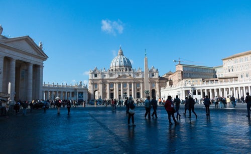 バチカンの美しきサン・ピエトロ広場の写真