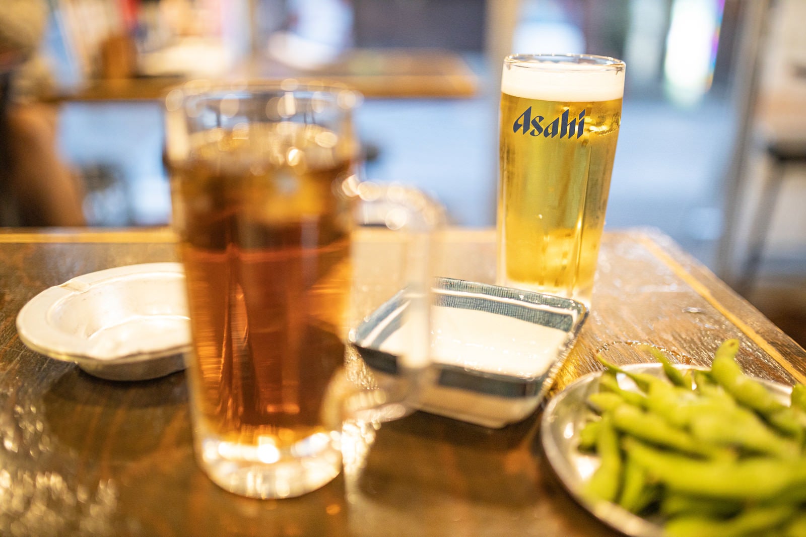 「とりあえずの生ビールとウーロンハイ」の写真