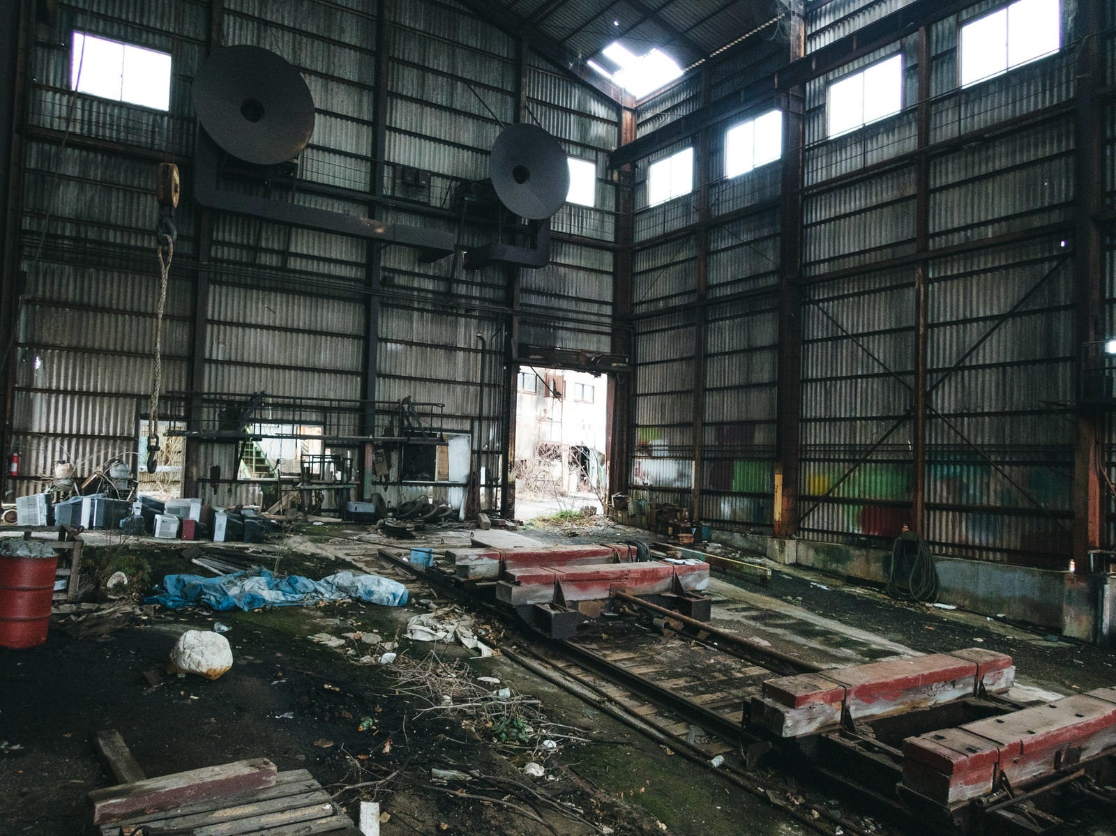 「廃業した工場」の写真