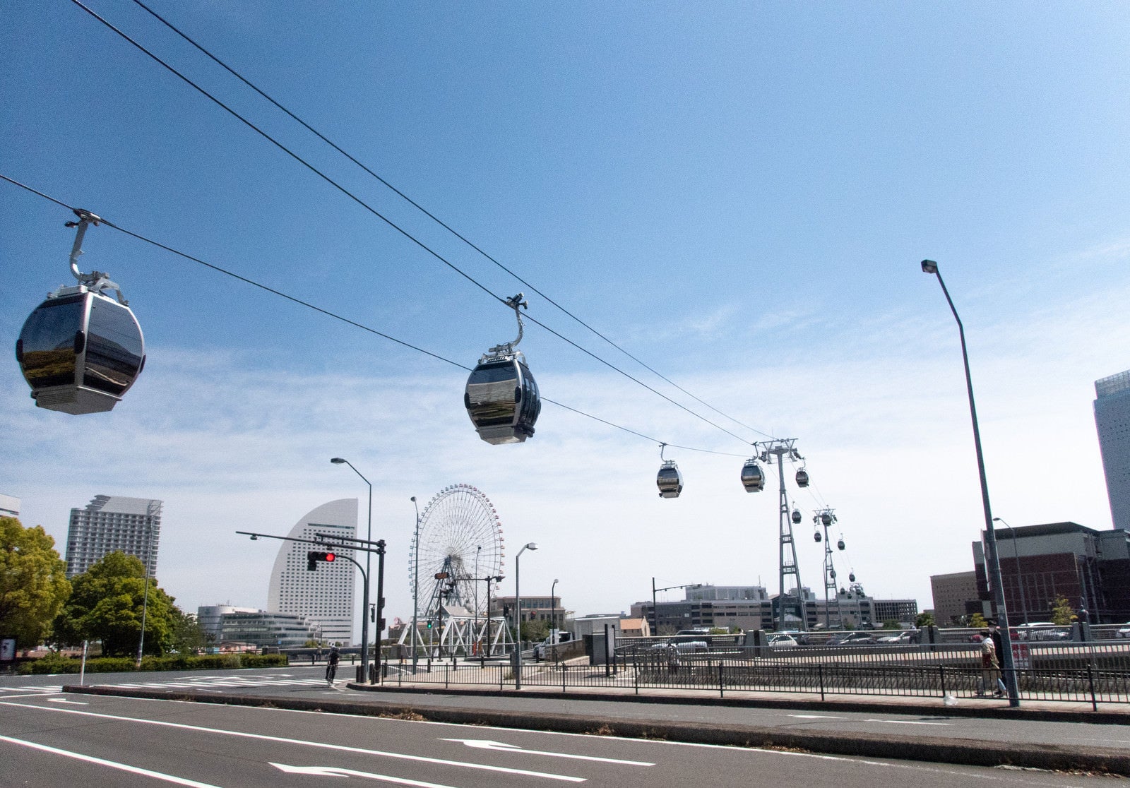 「都市型ロープウェイ（YOKOHAMA AIR CABIN）」の写真