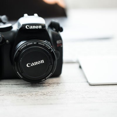 Canonのデジタル一眼レフカメラの写真