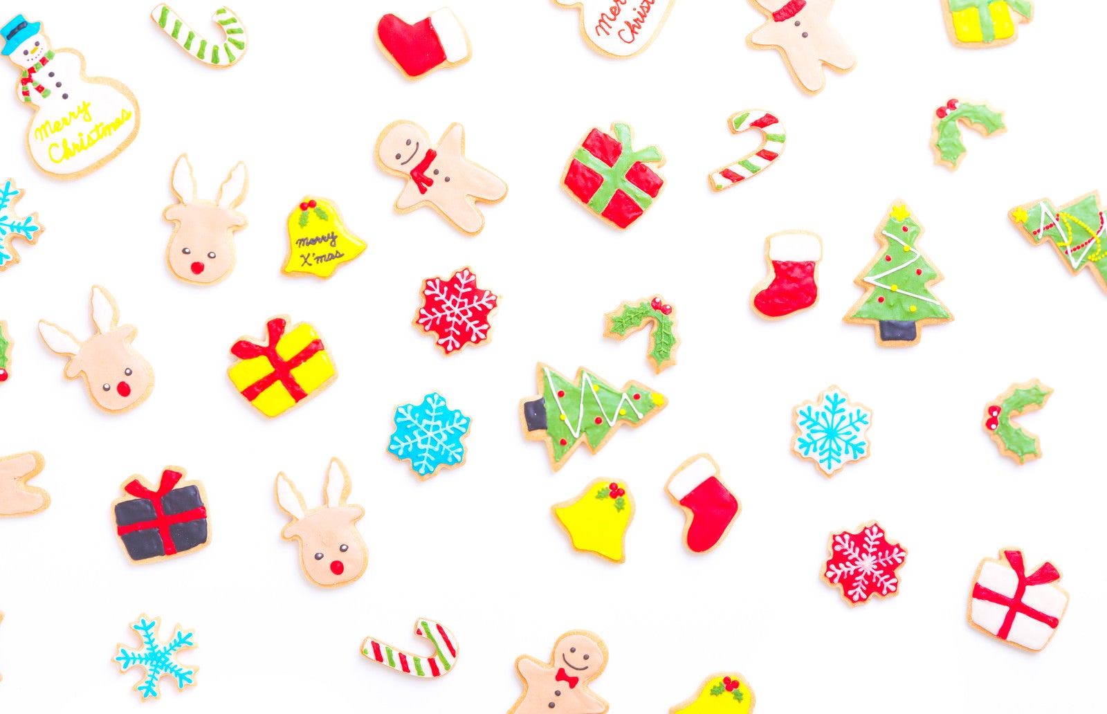 「クリスマス用手作りアイシングクッキー」の写真