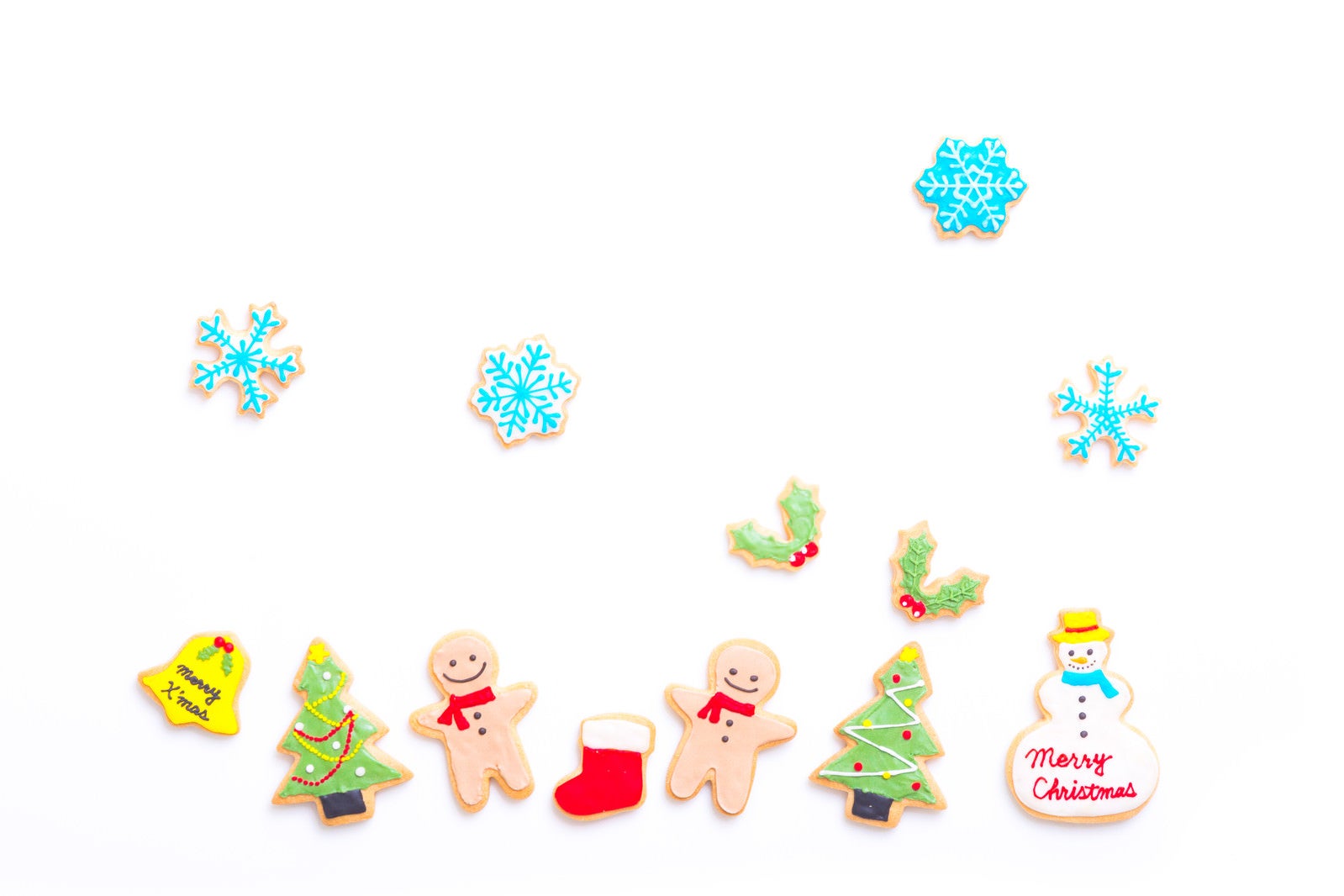「ホワイトクリスマス（アイシングクッキー）」の写真