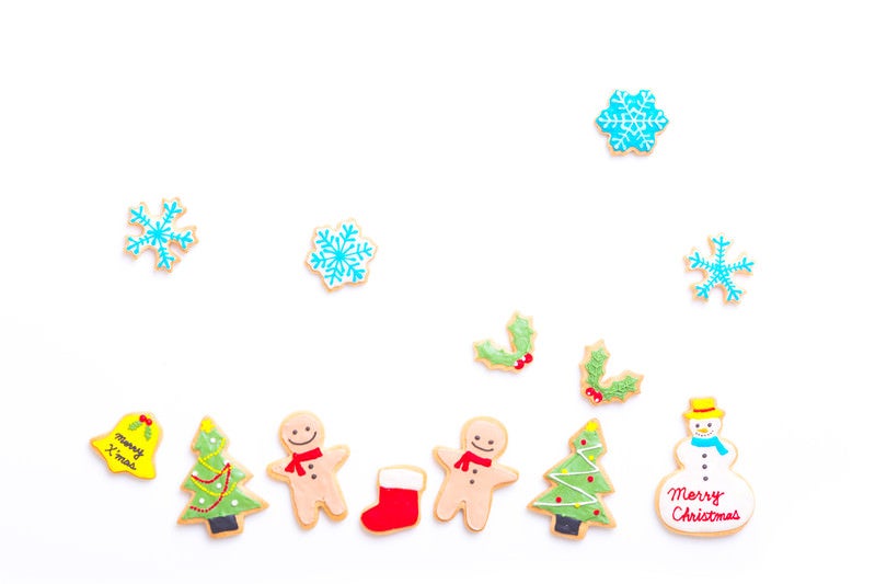 ホワイトクリスマス（アイシングクッキー）の写真