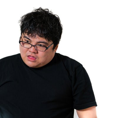 愕然とした表情を浮かべるメガネ男子の素材