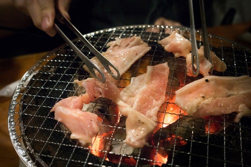 焼き肉食べ放題の網上の写真